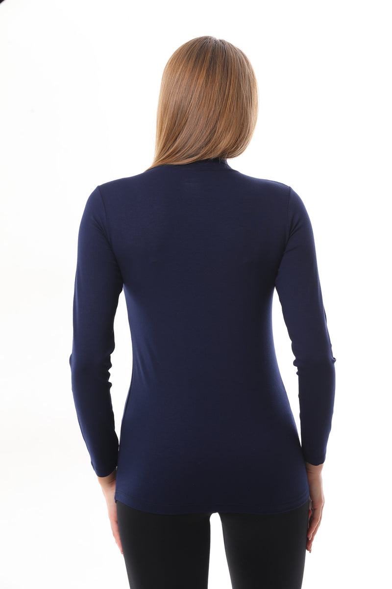 GND Crew Neck Long Sleeve Body Navy Blue