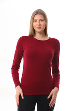 GND Long Sleeve Body Burgundy