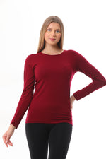 GND Long Sleeve Body Burgundy