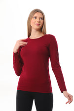 GND Long Sleeve Body Burgundy