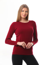 GND Long Sleeve Body Burgundy