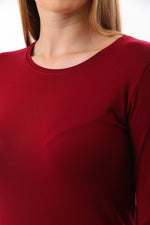 GND Long Sleeve Body Burgundy