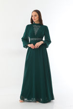 N&C Alia Dress Emerald
