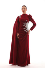 T&Y Hilma Dress Burgundy