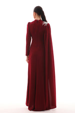 T&Y Hilma Dress Burgundy