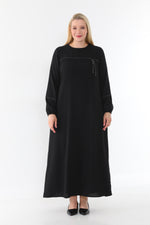 SR  Airobin Shiny Dress Black