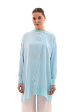 Invee 6122 Cotton Tunic Blue