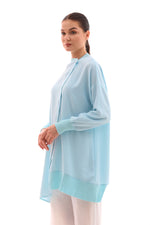 Invee 6122 Cotton Tunic Blue