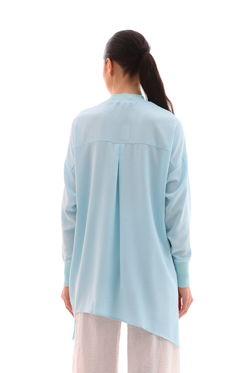 Invee 6122 Cotton Tunic Blue