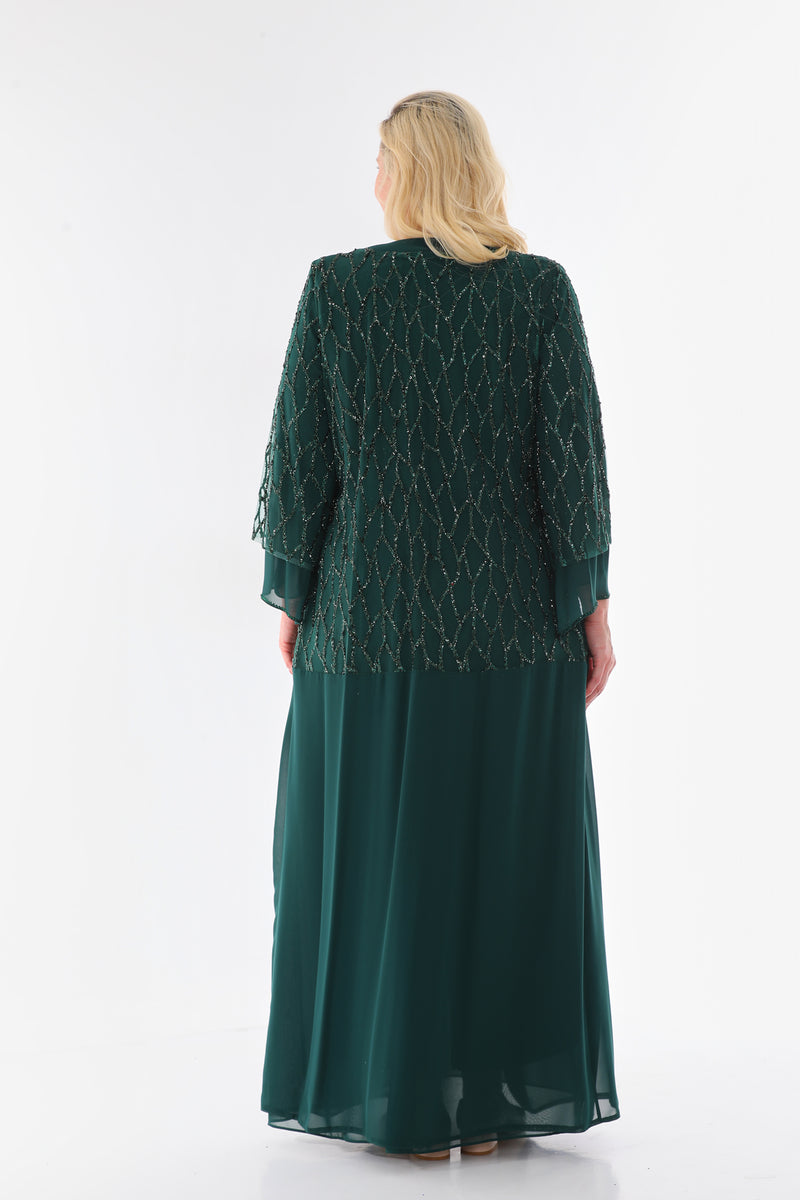 KN Ruth Dress Emerald
