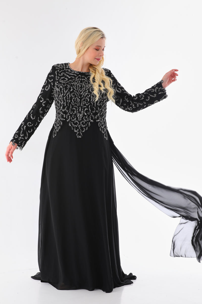 SNN Zehra Gown Black