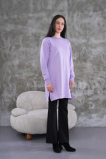 JMN Basic Cotton Tunic Lavender