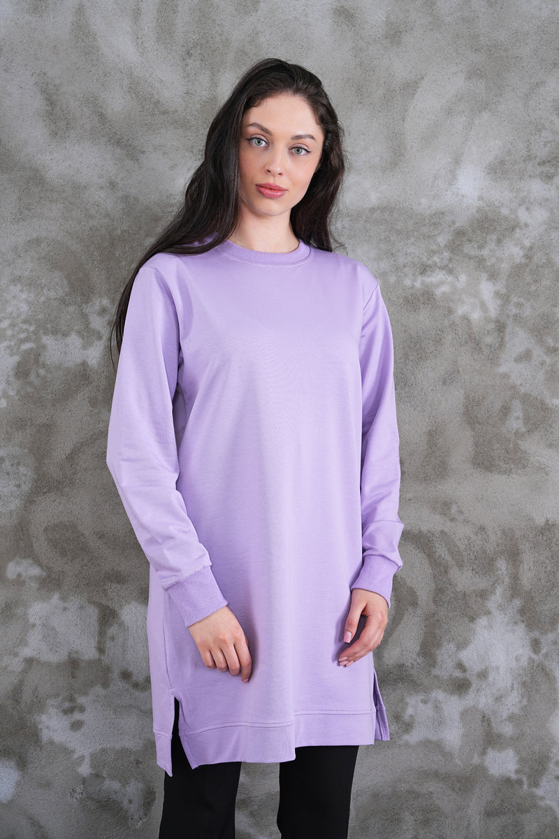 JMN Basic Cotton Tunic Lavender