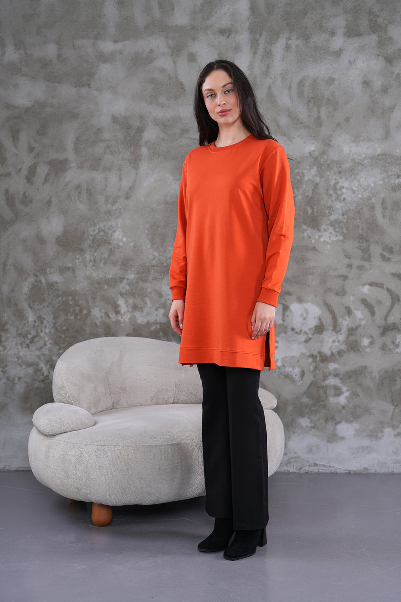 JMN Basic Cotton Tunic Orange