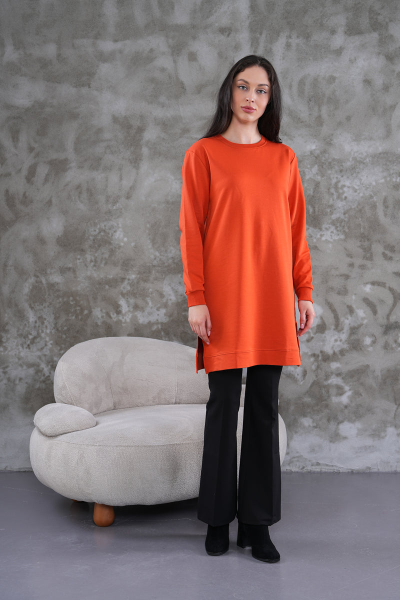 JMN Basic Cotton Tunic Orange