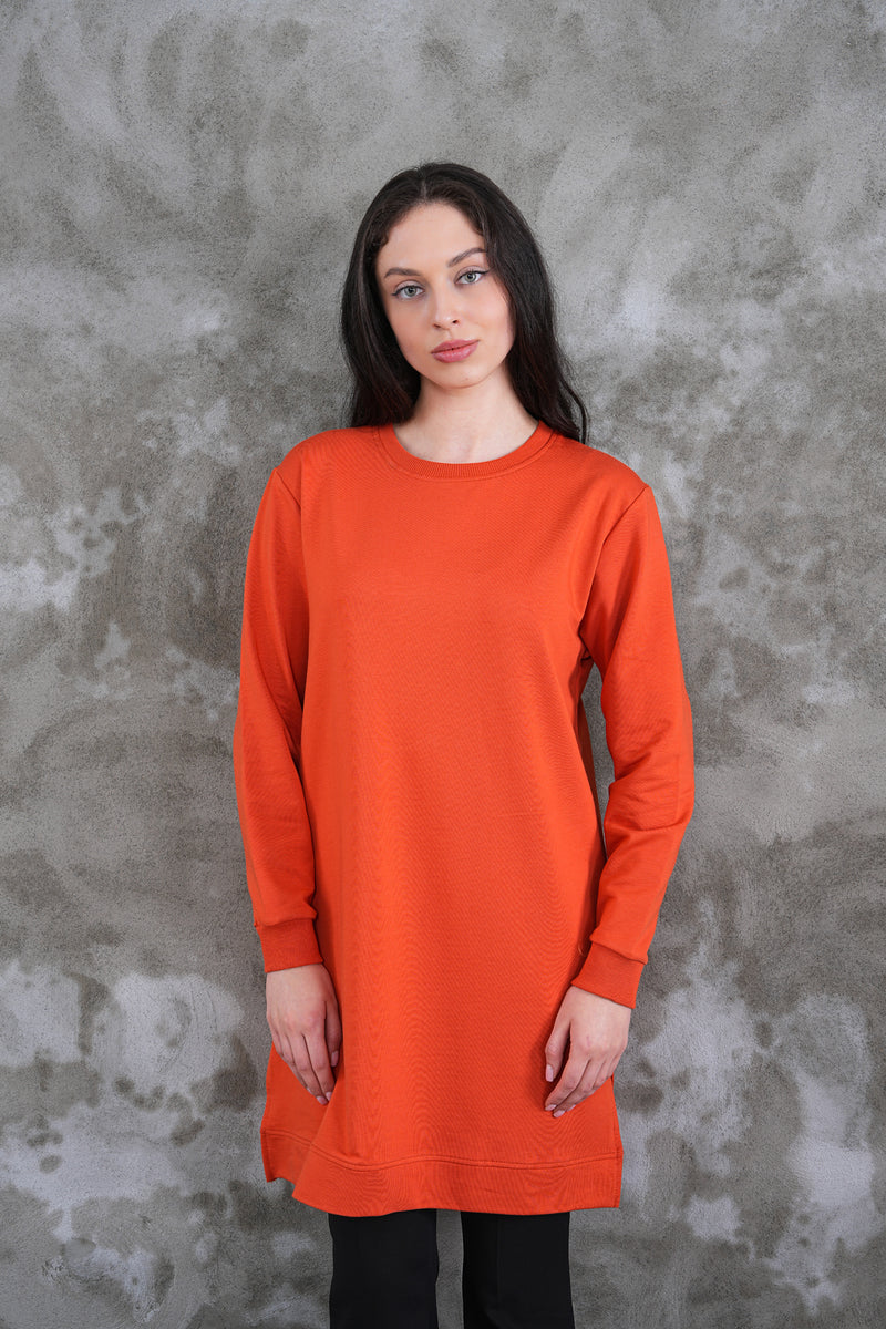 JMN Basic Cotton Tunic Orange