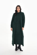 ESR Zirve Knitted Dress Set Emerald