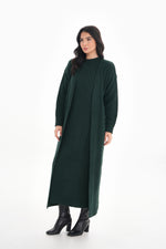 ESR Zirve Knitted Dress Set Emerald