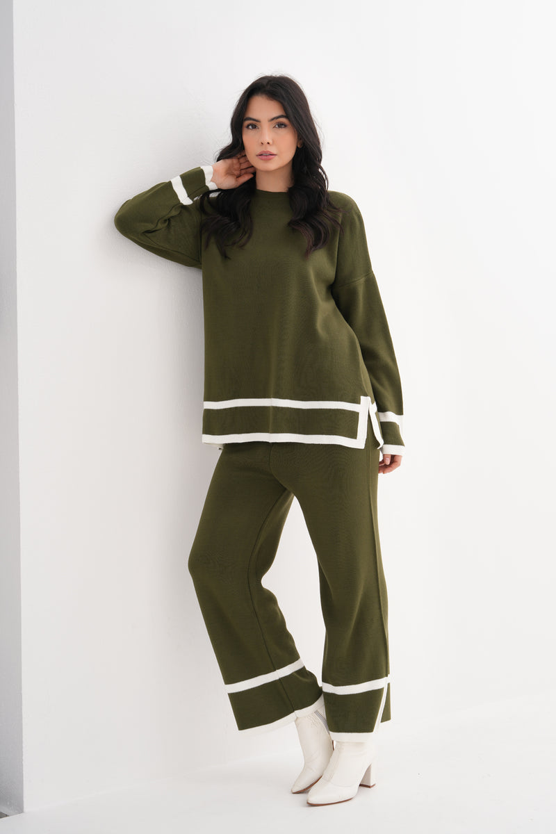 EFS Efsun Knitted Set Khaki