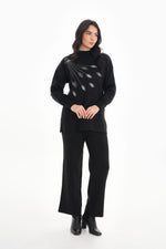 DZL Bouquet Knitted Set Black