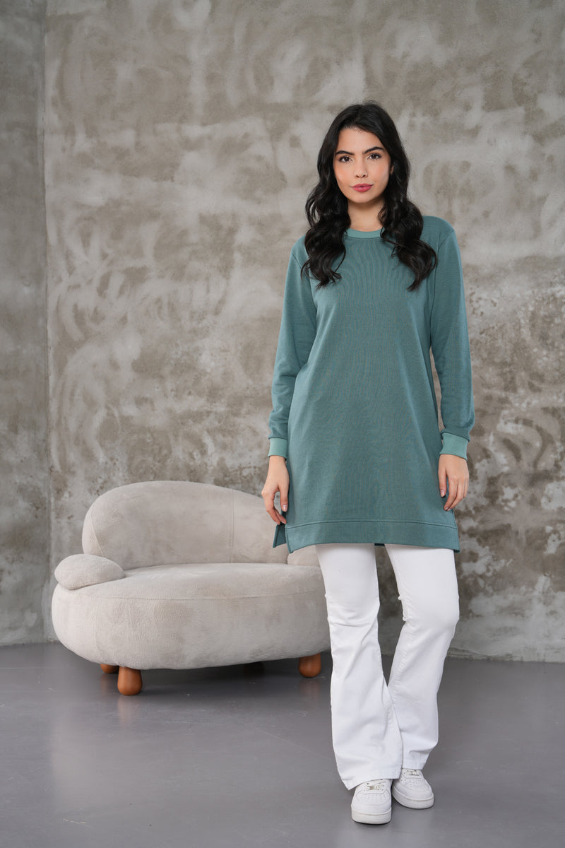 JMN Basic Cotton Tunic Mint