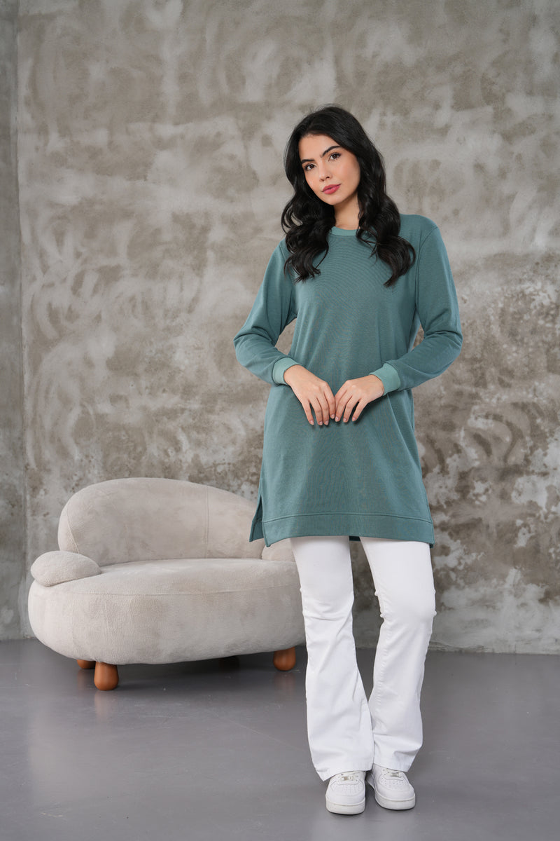 JMN Basic Cotton Tunic Mint