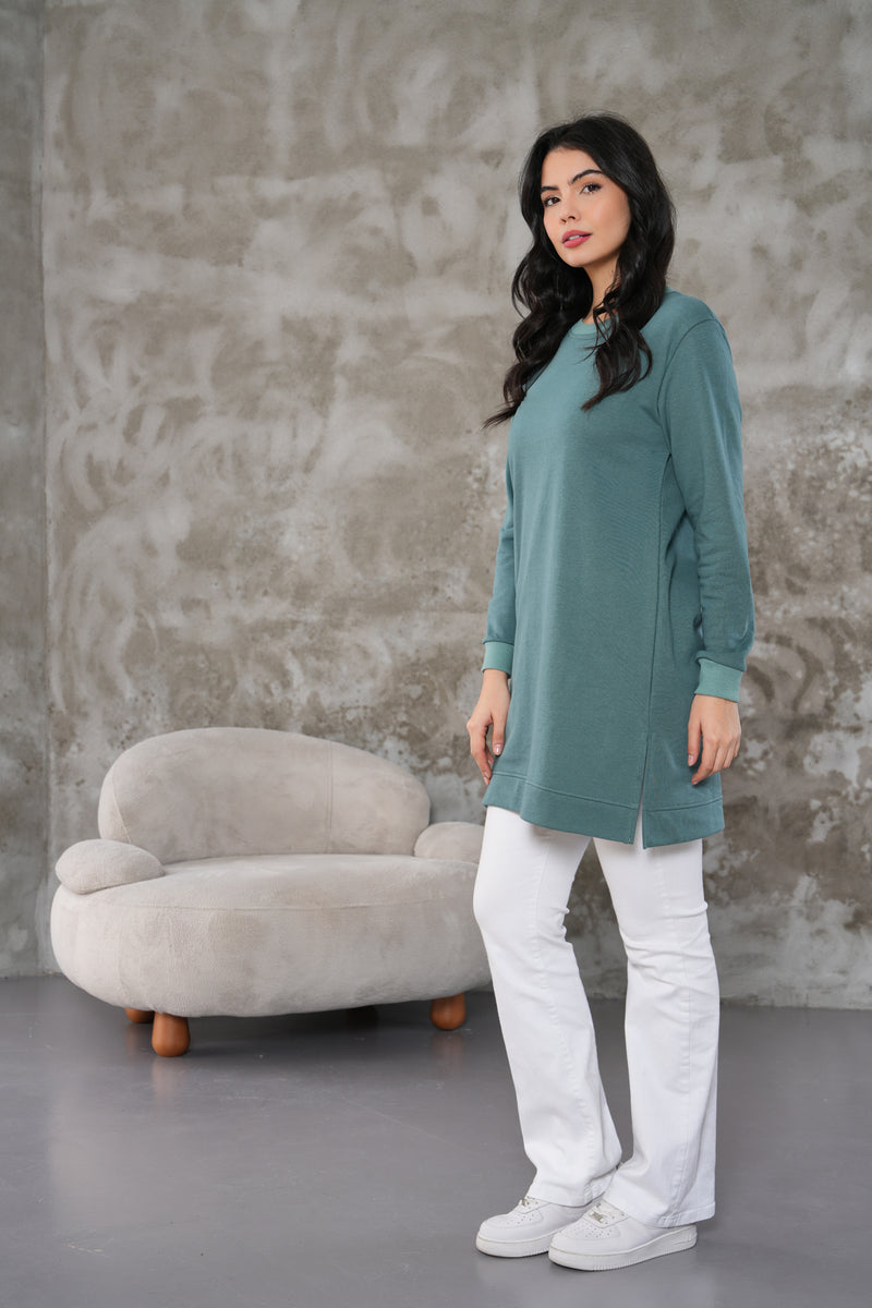 JMN Basic Cotton Tunic Mint