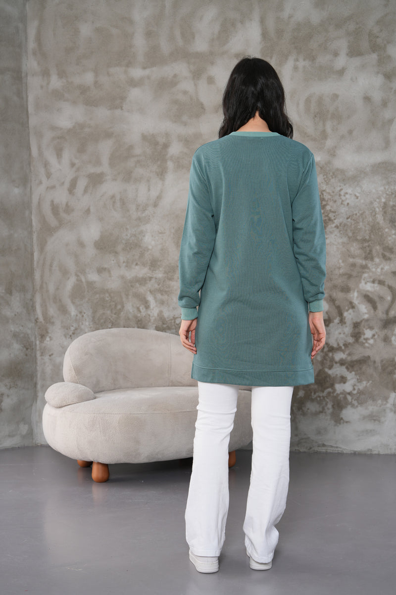 JMN Basic Cotton Tunic Mint