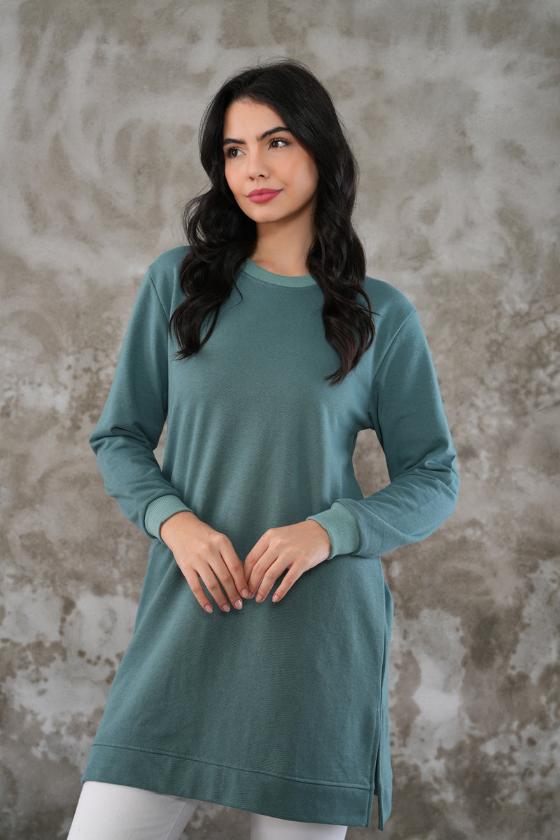 JMN Basic Cotton Tunic Mint