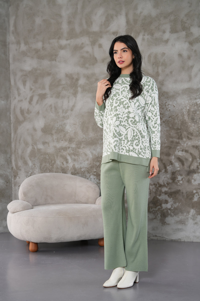 EFS Endam Knitted Set Almond Green