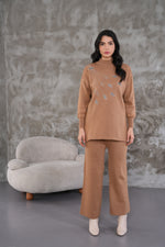 DZL Bouquet Knitted Set Camel