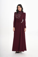 T&Y Zemrina Dress Burguny