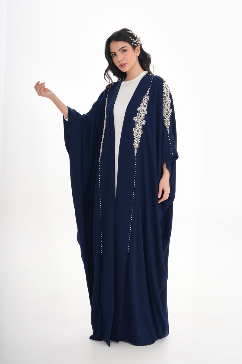 W&C Mehriban Abaya Navy Blue