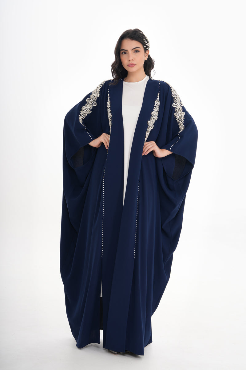 W&C Mehriban Abaya Navy Blue