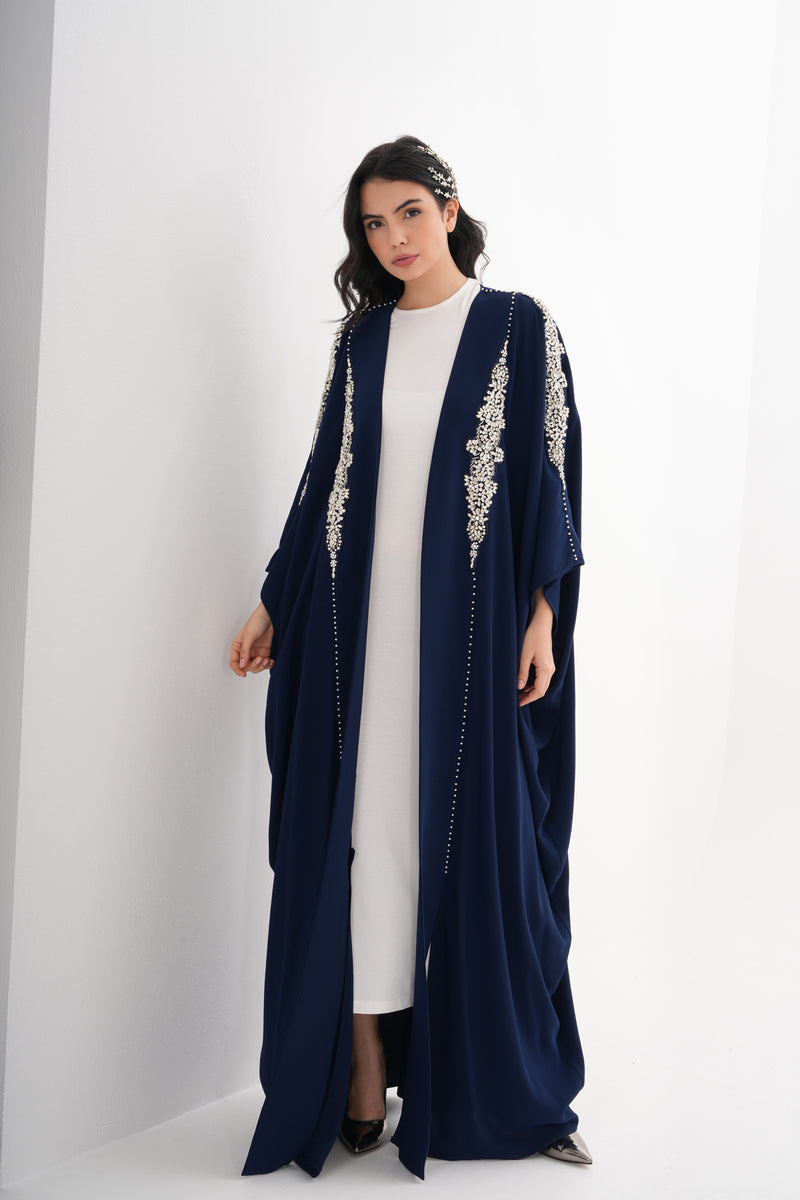 W&C Mehriban Abaya Navy Blue