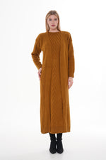 ESR Zirve Knitted Dress Set Saffron