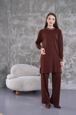 AFL Camila Knitted Set Brown