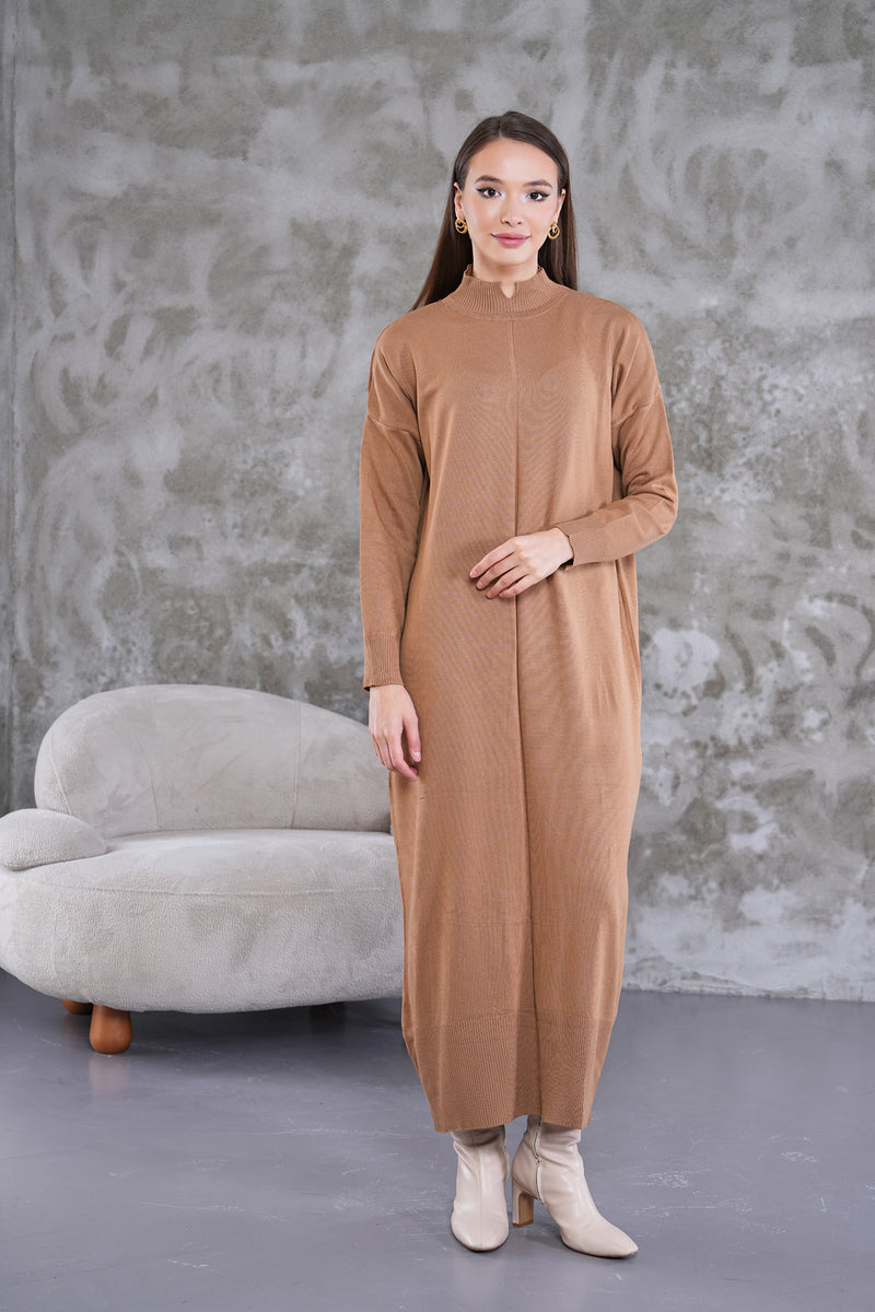 AFL Miranda Knitted Dress Camel