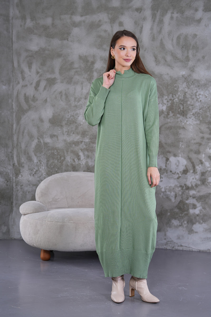 AFL Miranda Knitted Dress Almond Green