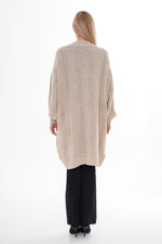 AFL Bridge Knitted Cardigan Beige