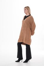 AFL Bridge Knitted Cardigan Camel