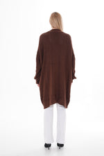 AFL Bridge Knitted Cardigan Brown