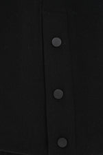 O&F Hoodied Cachet Coat Black