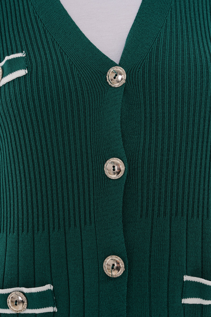 AFL Sassy Knitted Cardigan Emerald