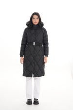 MVRN Puffy Hoodied Coat Black