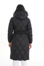 MVRN Puffy Hoodied Coat Black