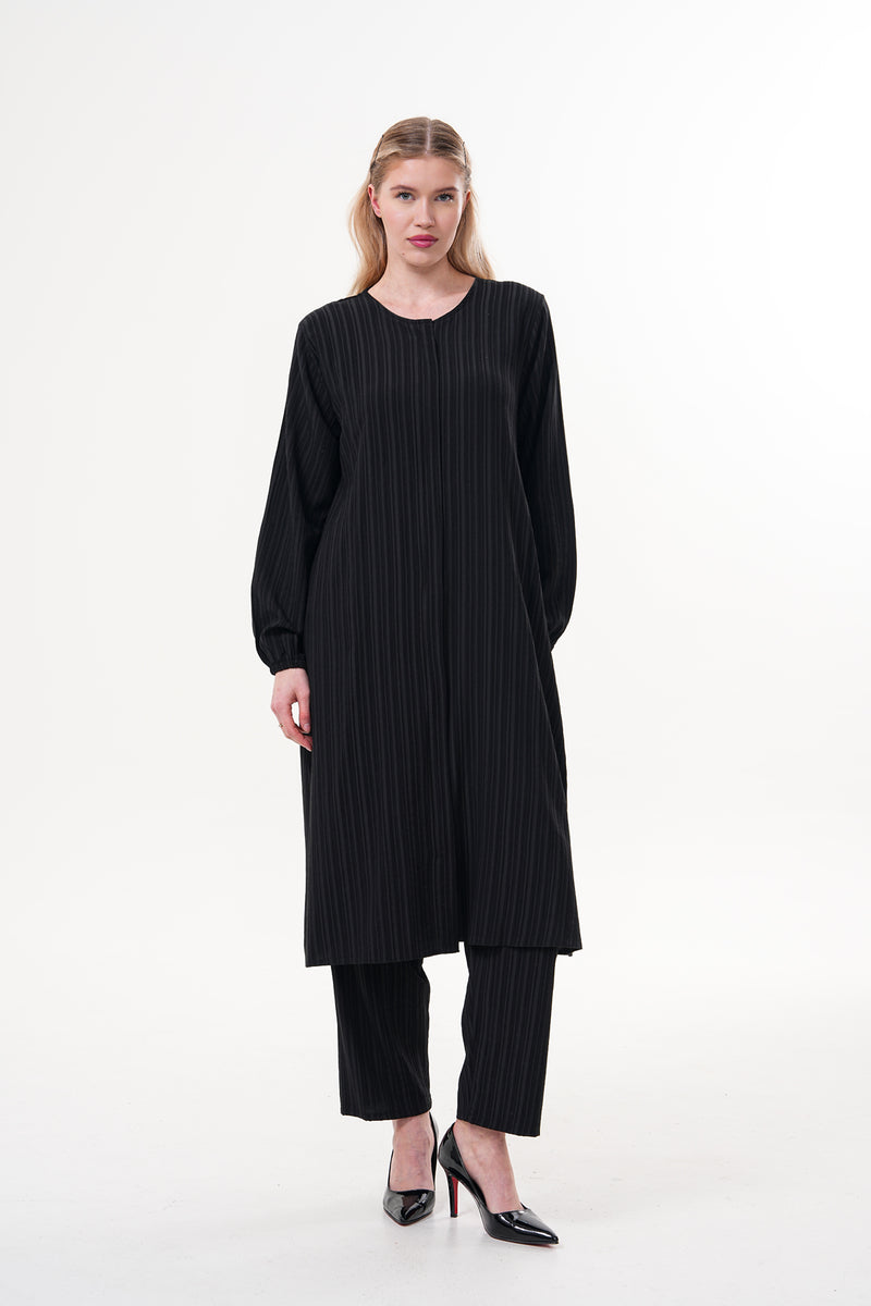 ECM Long Tunic Set Black