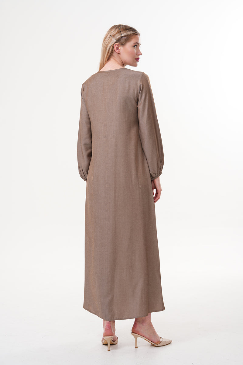 ECM Sofie Tencel Abaya Mink