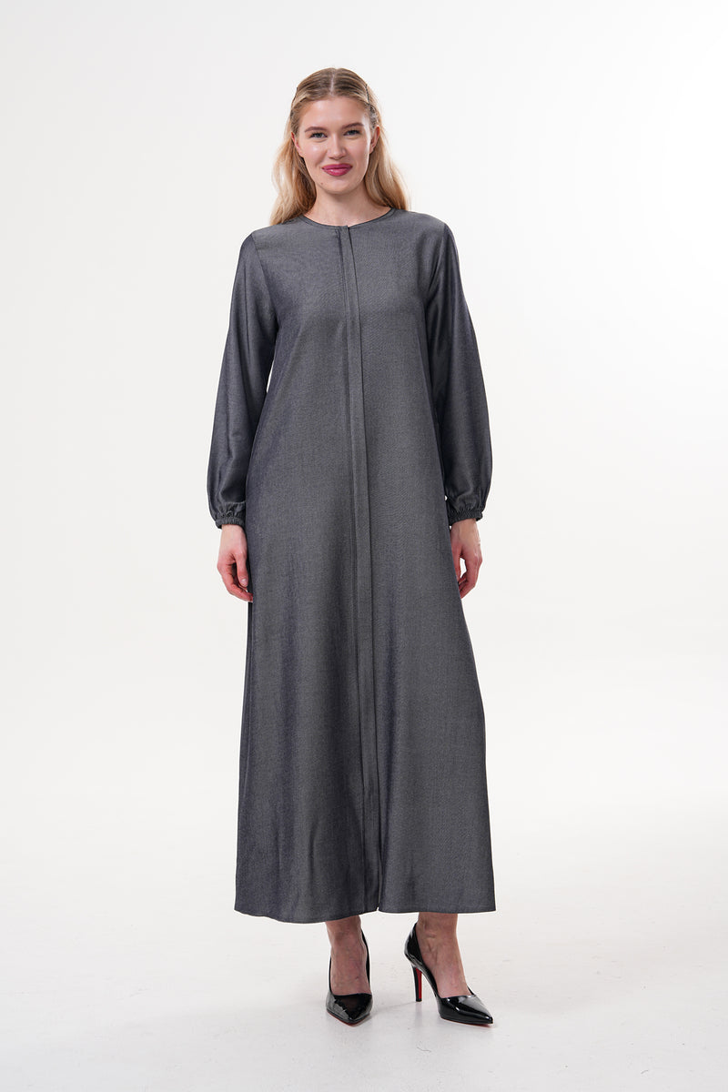 ECM Sofie Tencel Abaya Anthracite