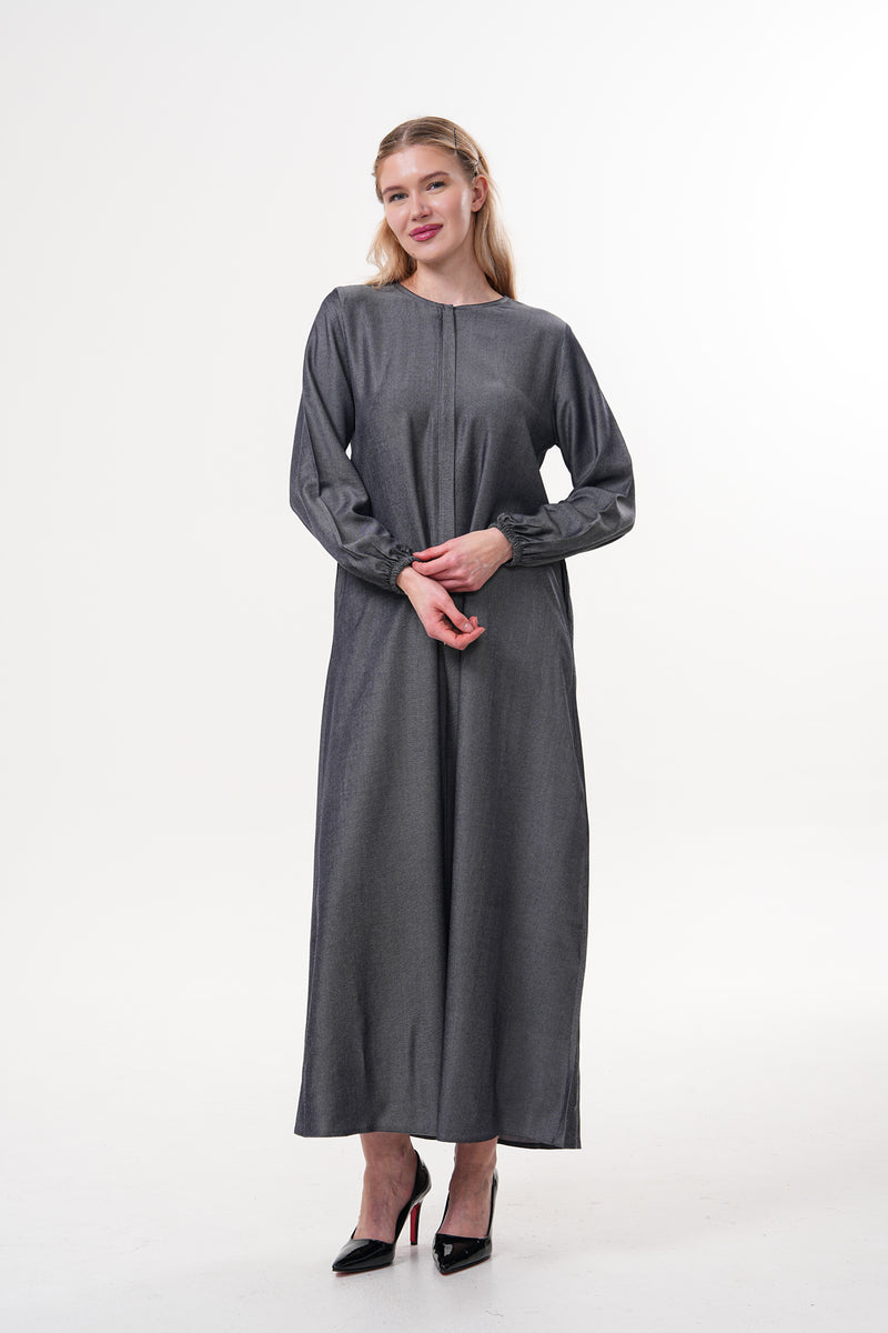 ECM Sofie Tencel Abaya Anthracite